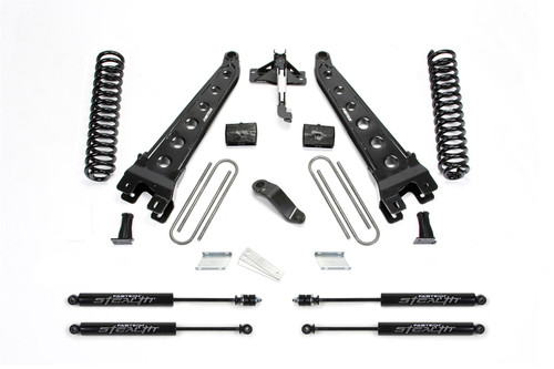 Fabtech Radious Arm System, 6 in. Lift w/ Coils and Stealth Shocks For 17 Ford F450/F550 4WD Diesel. - K2282M