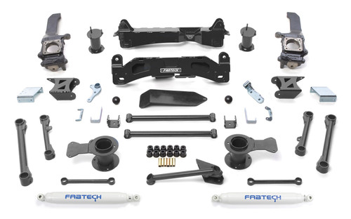 Fabtech Basic Lift System, 6 in. Lift w/ Performance Shocks For 10-13 Toyota Fj 4WD. - K7024