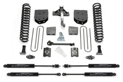 Fabtech Basic Lift System, 6 in. Lift w/ Stealth Shocks For 05-07 Ford F350 4WD. - K20102M