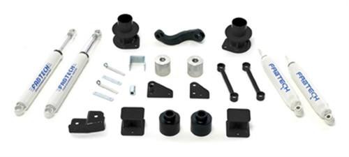 Fabtech Basic Lift System, 3 in. Lift w/ Performance Shocks For 07-18 Jeep JK 4WD. - K4037