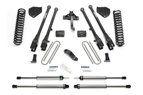 Fabtech 4 Link Lift System, 6 in. Lift w/ Coils and Dirt Logic Shocks For 17 Ford F450/F550 4WD Diesel. - K2284DL