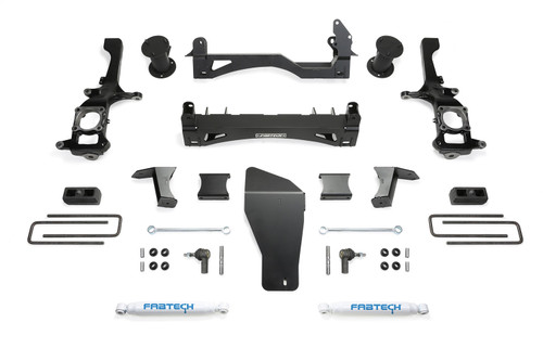 Fabtech Basic Lift System, 6 in. Lift w/ Performance Shocks For 16-18 Nissan Titan Xd 4WD. - K6005