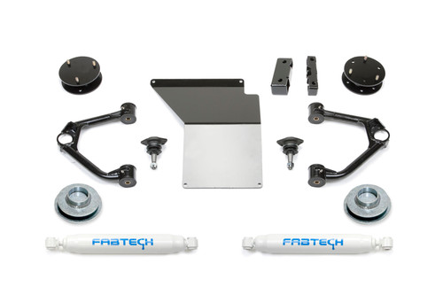 Fabtech Budget Lift System, 3 in. Lift w/ Performance Shocks For 07-14 GM C/K1500 Suv. - K1060