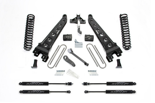 Fabtech Radious Arm System, 6 in. Lift w/ Coils and Stealth Shocks For 08-16 Ford F350/450 4WD 8 Lug. - K2131M