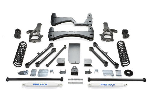 Fabtech Basic Lift System, 6 in. Lift w/ Performance Shocks For 09-11 Dodge 1500 4WD. - K3053