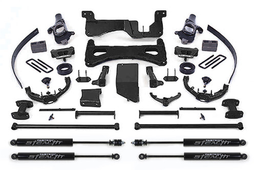 Fabtech Perormance Lift System, 8 in. Lift w/ Stealth Shocks For 07-08 GM C/K2500Hd,C/K3500 Non Dually. - K1030M