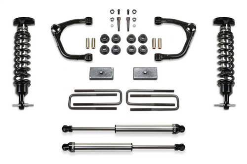 Fabtech Uniball Control Arm Lift System, 3 in. Lift w/ Front Dirt Logic 2.5 Coilover And Rear Dirt Logic 2.25 Shocks - K1167DL