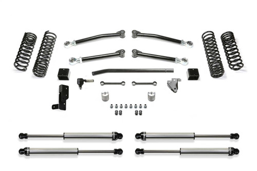 Fabtech Trail, 3 in. Lift w/ Dirt Logic Shocks For 18-22 Jeep JL 4WD 4-Door. - K4117DL