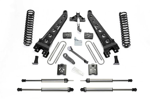 Fabtech Radious Arm System, 6 in. Lift w/ Coils and Dirt Logic Shocks For 05-07 Ford F250 4WD w/ Factory Overload. - K20111DL