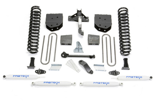 Fabtech Basic Lift System, 6 in. Lift w/ Performance Shocks For 08-16 Ford F350/450 4WD 8 Lug. - K2130
