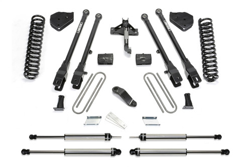 Fabtech 4 Link Lift System, 6 in. Lift w/ Coils and Dirt Logic Shocks For 18 Ford F450/F550 4WD Diesel. - K2306DL