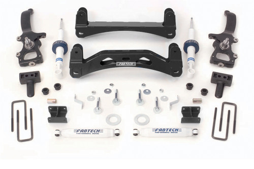 Fabtech Basic Lift System, 6 in. Lift w/ Performance Shocks For 04-08 Ford F150 2WD. - K2000