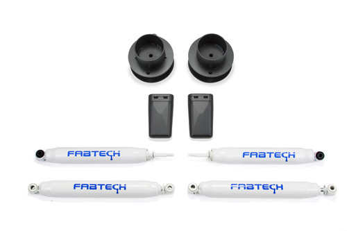 Fabtech Coil Spacer Kit, 2.5 in. Lift w/ Performance Shocks For 13-18 Ram 3500 4WD w/ Factory Radius Arms. - K3056
