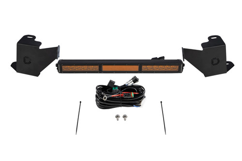 Diode Dynamics Stealth Bumper Light Bar Kit for 22+ Toyota Tundra, Amber Combo - DD7413