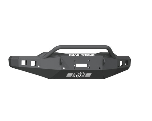 Road Armor Chevrolet Silverado 25/3500 Stealth Winch Front Bumper w/Prerunner Guard, Textured Black - 3202F4B