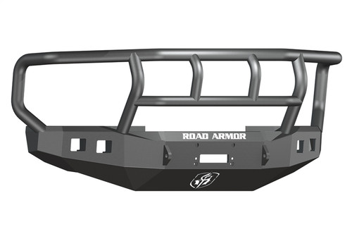 Road Armor Ford F-250/350/450 Stealth Winch Front Bumper w/Titan II Guard, Satin Black - 608R2B