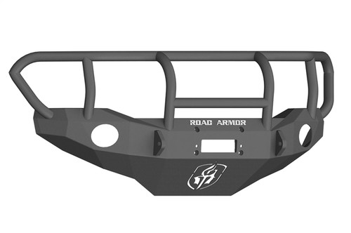 Road Armor Toyota FJ Cruiser Stealth Winch Front Bumper w/Titan II Guard, Satin Black - FJ801B