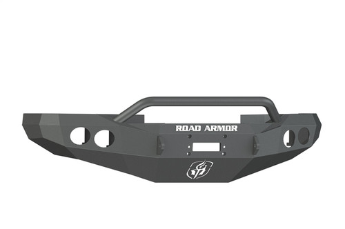 Road Armor Ram 15/25/3500 Stealth Winch Front Bumper w/Prerunner Guard, Satin Black - 47004B