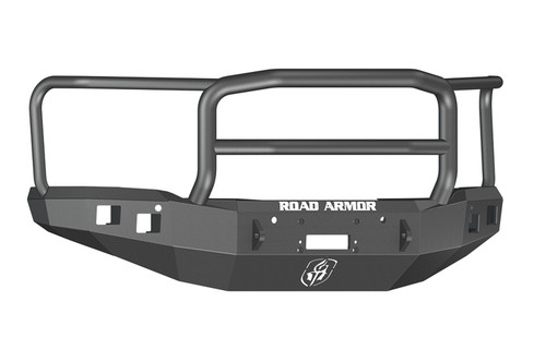 Road Armor GMC Sierra 1500 Stealth Winch Front Bumper w/Lonestar Guard, Satin Black - 214R5B