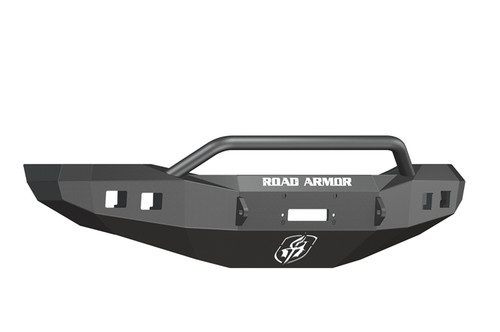 Road Armor Ram 25/35/45/5500 Stealth Winch Front Bumper w/Prerunner Guard, Satin Black - 406R4B