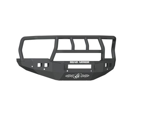 Road Armor Ram 25/35/45/5500 Stealth Non-Winch Front Bumper w/Titan II Guard, Textured Black - 4194F2B-NW