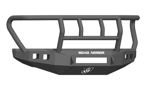 Road Armor Ford F-250/350/450/550 Stealth Non-Winch Front Bumper w/Titan II Guard, Satin Black - 61742B-NW