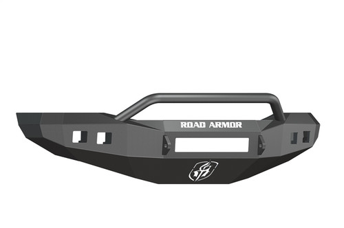 Road Armor Ram 25/35/45/5500 Stealth Non-Winch Front Bumper w/Prerunner Guard, Satin Black - 406R4B-NW