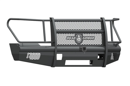 Road Armor Ford F-250/350/450/550 Vaquero Non-Winch Front Bumper w/Full Guard, Satin Black - 611VF26B