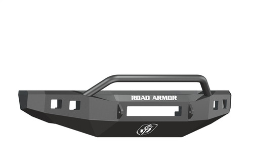 Road Armor Ford F-250/350/450 Stealth Non-Winch Front Bumper w/Prerunner Guard, Satin Black - 608R4B-NW