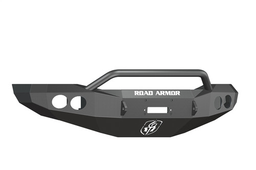 Road Armor Ram 1500 Stealth Winch Front Bumper w/Prerunner Guard, Satin Black - 44074B