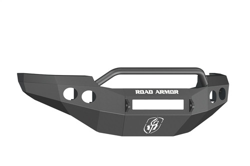 Road Armor GMC Sierra 25/3500 Stealth Non-Winch Front Bumper w/Prerunner Guard, Textured Black - 38404B-NW