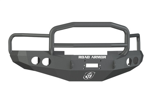 Road Armor Ram 15/25/3500 Stealth Winch Front Bumper w/Lonestar Guard, Satin Black - 47005B