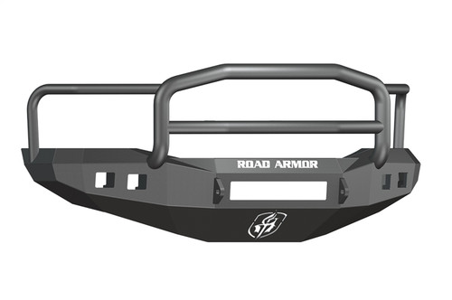 Road Armor Ram 25/35/45/5500 Stealth Non-Winch Front Bumper w/Lonestar Guard, Satin Black - 406R5B-NW