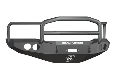 Road Armor Ram 1500 Stealth Winch Front Bumper w/Lonestar Guard, Satin Black - 44075B