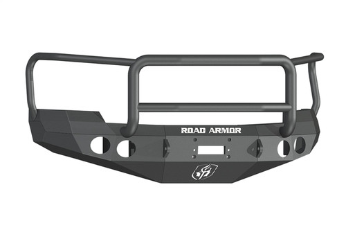 Road Armor Chevrolet Silverado 25/3500 Stealth Winch Front Bumper w/Lonestar Guard, Satin Black - 37205B