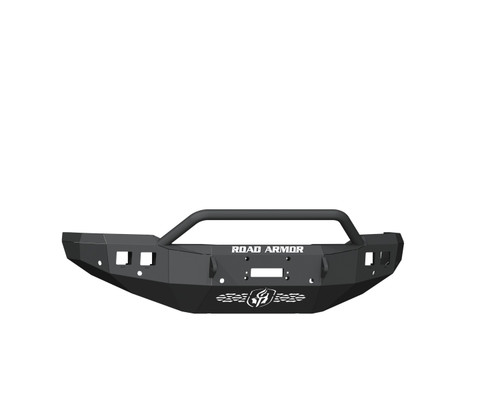 Road Armor Ram 25/3500 Stealth Winch Front Bumper w/Prerunner Guard, Textured Black - 4192F4B