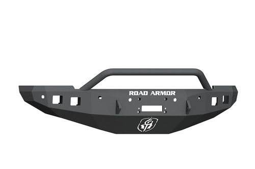 Road Armor Ram 25/3500 Stealth Winch Front Bumper w/Prerunner Guard, Satin Black - 4162F4B