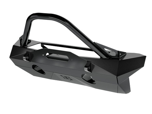 ICON Impact Armor 18+ Jeep JL / 20+ Gladiator JT Pro Recessed Front Bumper W/ Bar & Tabs - 25244