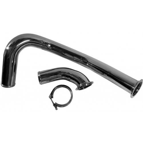 No Limit Fabrication Super Duty Intercooler Pipe Hot Pipe Polished Polished for 08-10 Ford Super Duty 6.4L Powerstroke - 64PHP