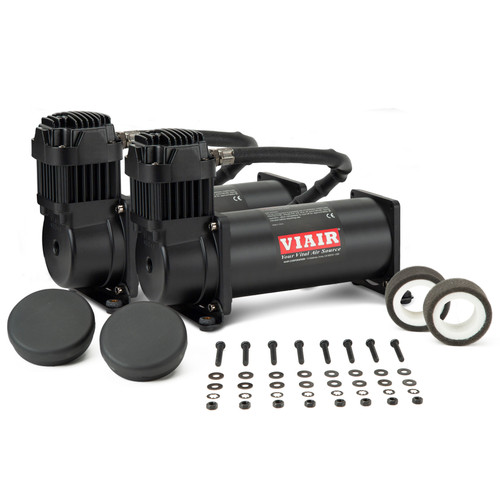 Viair Dual 444 High Performance Stealth Black Compressors, 200PSI - 444DB