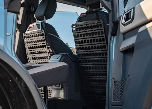 BuiltRight Seat Back Tech Plate MOLLE Kit: 21+ Bronco