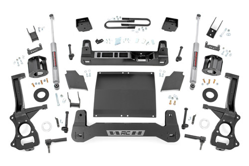 Rough Country 6 in. Lift Kit, Mono Leaf Rear for GMC Sierra 1500 19-23 - 26631D