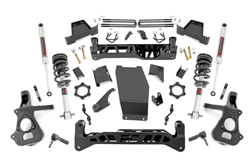 Rough Country 7 in. Lift Kit, M1/M1, Aluminum/Stamp Steel for Chevy/GMC 1500 14-18 - 17440