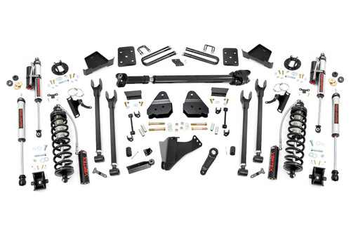 Rough Country 6 in. Lift Kit, 4-Link, No OVLD, D/S for Ford F-250/350 Super Duty 14-18 - 52659