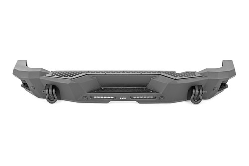 Rough Country Rear Bumper, 6 in., Slimline, Black Series, Pair for Ford Bronco 21-23 - 51091