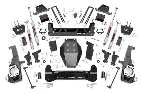 Rough Country 7 in. Lift Kit, Torsion Drop for Chevy/GMC 2500HD 20-23 - 11730