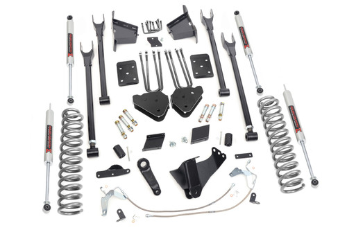 Rough Country 6 in. Lift Kit, 4 Link, OVLD, M1 for Ford Super Duty 4WD 15-16 - 58940