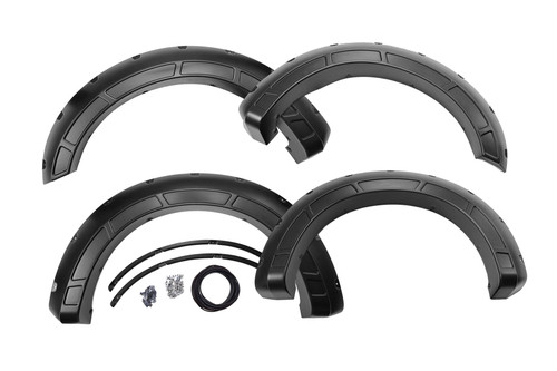 Rough Country Defender Pocket Fender Flares for Ford Super Duty 2WD/4WD 17-22 - A-F21112