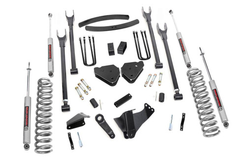 Rough Country 6 in. Lift Kit, 4 Link, OVLDS for Ford Super Duty 4WD 05-07 - 581.20