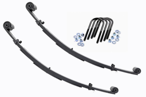 Rough Country Front Leaf Springs, 2.5 in. Lift, Front, Pair for Ford Excursion 00-05 / Super Duty 99-04 - 8060Kit